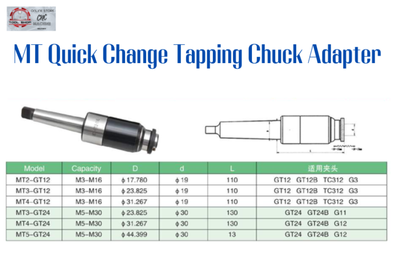 Quick Change Adapter MT Quick Change Tapping Chuck Adapter - มีดกลึง ชลบุรี TOOLS SHOP